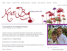 Tablet Screenshot of kristibug.com